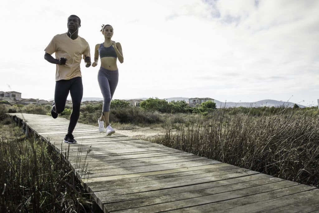 couple running