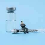 Photo Hormone injection
